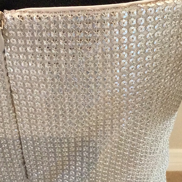 Shoshanna midnight Tessa dress, metallic, assymetric hem, size 6, NWT - Picture 10 of 14